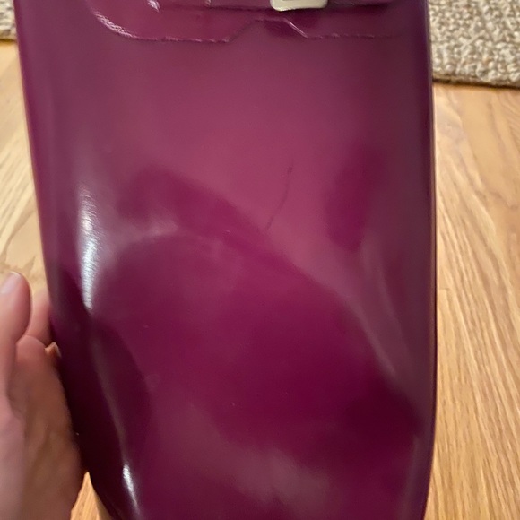 Hunter Boots Tall Glossy Magenta Sz 7 - Picture 6 of 6